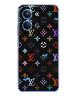 Чохол для Xiaomi Poco C85 з картинкою «Кольорова монограма LV»