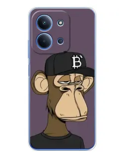 Чохол для Xiaomi Poco C85 з картинкою «Bored Ape в кепці»