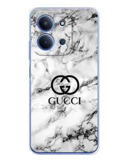 Чохол для Xiaomi Poco C85 з картинкою «Gucci — мармуровий шик»