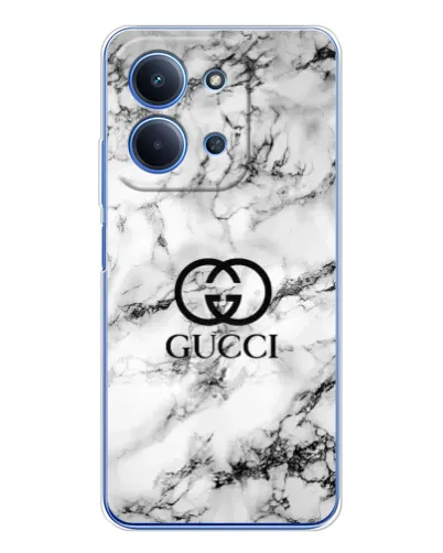 Чохол для Xiaomi Poco C85 з картинкою «Gucci — мармуровий шик»