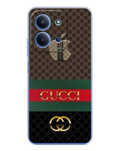 Чохол для Xiaomi Poco C85 з картинкою «Gucci — брендований десерт»