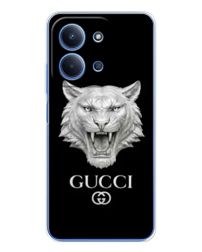 Чехол для Xiaomi Poco C85 с картинкой «Gucci — серебряный лев» Чехол для Xiaomi Poco C85 с картинкой «Gucci — серебряный лев»