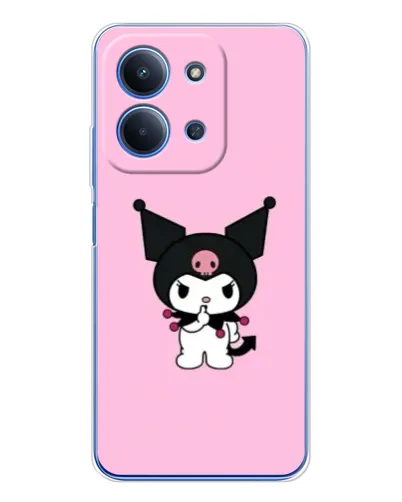 Чехол для Xiaomi Poco C85 с картинкой «Kuromi — розовая нежность»