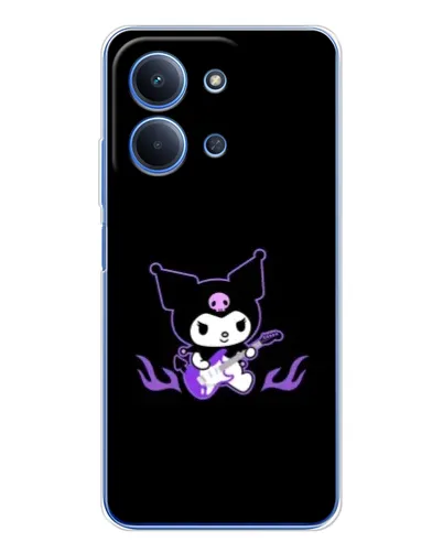 Чехол для Xiaomi Poco C85 с картинкой «Электрическая Kuromi»