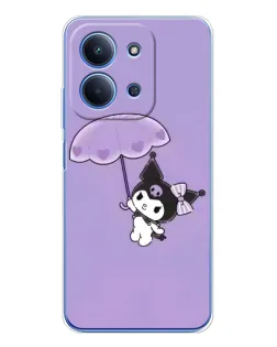 Чехол для Xiaomi Poco C85 с картинкой «Kuromi с зонтиком» Чехол для Xiaomi Poco C85 с картинкой «Kuromi с зонтиком»