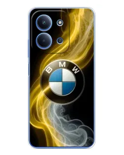 Чохол для Xiaomi Poco C85 з картинкою «Золотистий дим BMW» Чохол для Xiaomi Poco C85 з картинкою «Золотистий дим BMW»