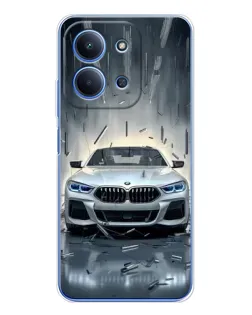 Чохол для Xiaomi Poco C85 з картинкою «BMW у світлі фар» Чохол для Xiaomi Poco C85 з картинкою «BMW у світлі фар»