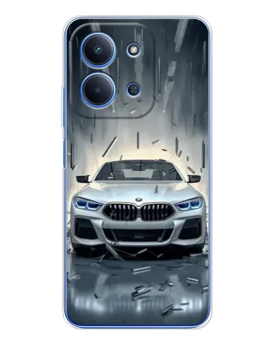 Чохол для Xiaomi Poco C85 з картинкою «BMW у світлі фар» Чохол для Xiaomi Poco C85 з картинкою «BMW у світлі фар»