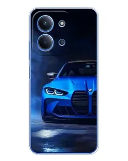 Чохол для Xiaomi Poco C85 з картинкою «Блакитна BMW M4» Чохол для Xiaomi Poco C85 з картинкою «Блакитна BMW M4»