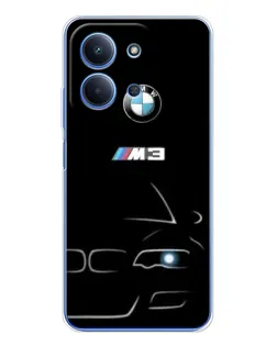 Чохол для Xiaomi Poco C85 з картинкою «Мінімалістичний принт BMW M3» Чохол для Xiaomi Poco C85 з картинкою «Мінімалістичний принт BMW M3»