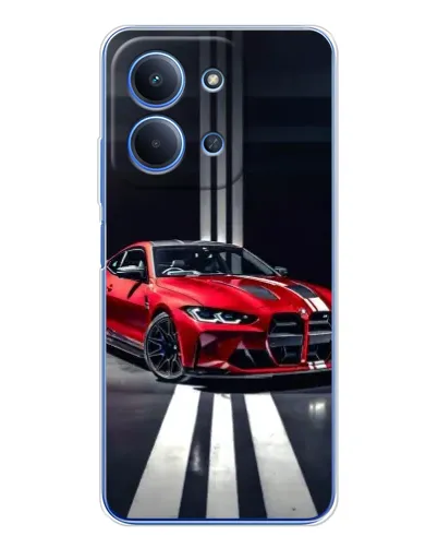 Чохол для Xiaomi Poco C85 з картинкою «Червона BMW на дорозі» Чохол для Xiaomi Poco C85 з картинкою «Червона BMW на дорозі»