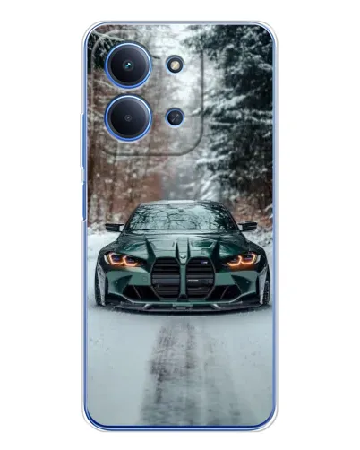 Чохол для Xiaomi Poco C85 з картинкою «BMW у зимовому лісі» Чохол для Xiaomi Poco C85 з картинкою «BMW у зимовому лісі»