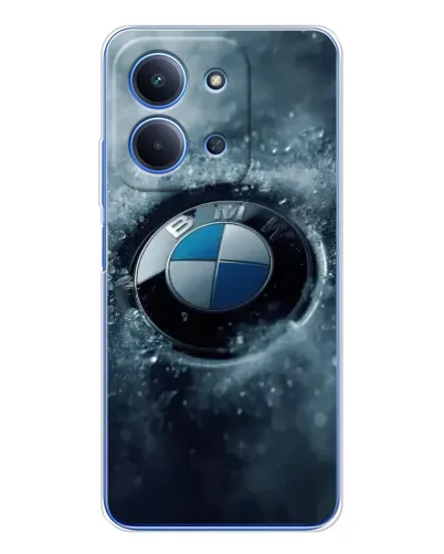 Чохол для Xiaomi Poco C85 з картинкою «Логотип BMW — лід» Чохол для Xiaomi Poco C85 з картинкою «Логотип BMW — лід»