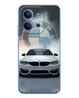 Чохол для Xiaomi Poco C85 з картинкою «BMW в білому диму» Чохол для Xiaomi Poco C85 з картинкою «BMW в білому диму»