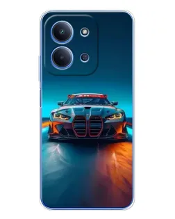 Чохол для Xiaomi Poco C85 з картинкою «BMW — вогні неону» Чохол для Xiaomi Poco C85 з картинкою «BMW — вогні неону»