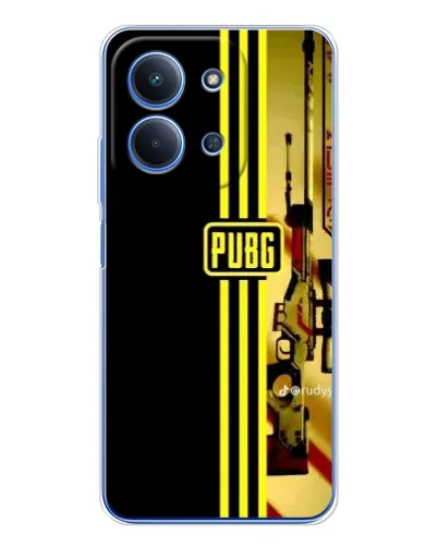 Чохол для Xiaomi Poco C85 з картинкою «PUBG — камуфляжний шолом»