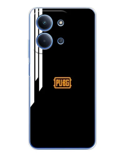 Чохол для Xiaomi Poco C85 з картинкою «PUBG — вертикальні лінії»