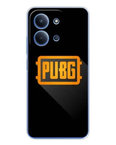 Чохол для Xiaomi Poco C85 з картинкою «PUBG — рамка лого»