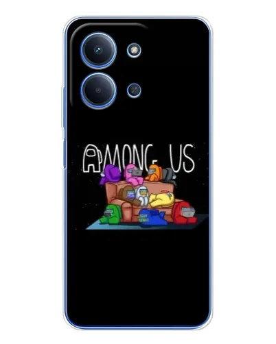 Чохол для Xiaomi Poco C85 з картинкою «Логотип Among Us»