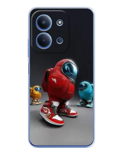 Чохол для Xiaomi Poco C85 з картинкою «Among Us — 3D стиль»