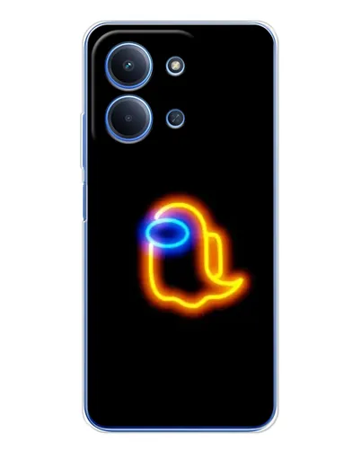 Чохол для Xiaomi Poco C85 з картинкою «Among Us неонове сяйво»