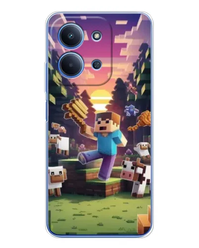 Чохол для Xiaomi Poco C85 з картинкою «Стів на фермі» Чохол для Xiaomi Poco C85 з картинкою «Стів на фермі»