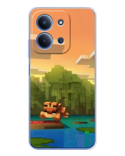 Чохол для Xiaomi Poco C85 з картинкою «Майнкрафт захід сонця» Чохол для Xiaomi Poco C85 з картинкою «Майнкрафт захід сонця»