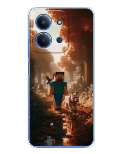 Чохол для Xiaomi Poco C85 з картинкою «Стів у лісі»