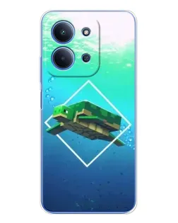 Чохол для Xiaomi Poco C85 з картинкою «Черепаха Minecraft» Чохол для Xiaomi Poco C85 з картинкою «Черепаха Minecraft»