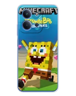 Чохол для Xiaomi Poco C85 з картинкою «Губка Боб Minecraft» Чохол для Xiaomi Poco C85 з картинкою «Губка Боб Minecraft»
