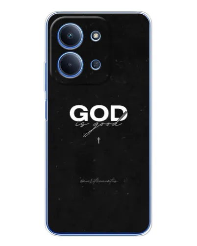 Чехол для Xiaomi Poco C85 с картинкой «GOD — Бог над всем» Чехол для Xiaomi Poco C85 с картинкой «GOD — Бог над всем»