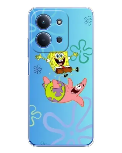 Чохол для Xiaomi Poco C85 з картинкою «Спанч Боб та Патрік» Чохол для Xiaomi Poco C85 з картинкою «Спанч Боб та Патрік»