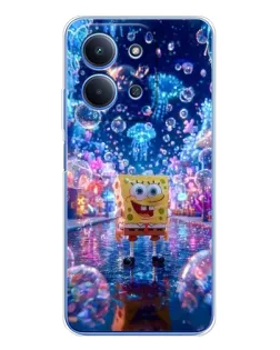Чехол для Xiaomi Poco C85 с картинкой «Неоновый океан» Чехол для Xiaomi Poco C85 с картинкой «Неоновый океан»