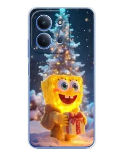 Чехол для Xiaomi Poco C85 с картинкой «Рождественский Спанч Боб» Чехол для Xiaomi Poco C85 с картинкой «Рождественский Спанч Боб»