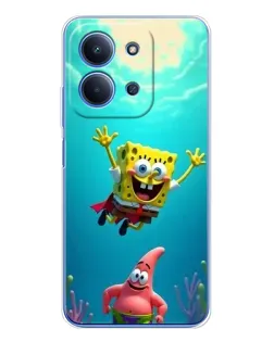 Чехол для Xiaomi Poco C85 с картинкой «Спанч Боб под водой» Чехол для Xiaomi Poco C85 с картинкой «Спанч Боб под водой»