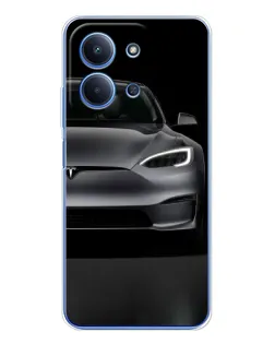 Чохол для Xiaomi Poco C85 з картинкою «Tesla Model S Look» Чохол для Xiaomi Poco C85 з картинкою «Tesla Model S Look»