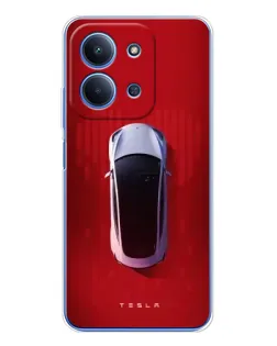 Чохол для Xiaomi Poco C85 з картинкою «Tesla Top View» Чохол для Xiaomi Poco C85 з картинкою «Tesla Top View»