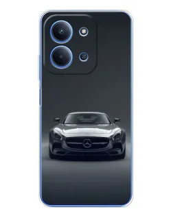 Чехол для Xiaomi Poco C85 с картинкой «Mercedes на черном» Чехол для Xiaomi Poco C85 с картинкой «Mercedes на черном»