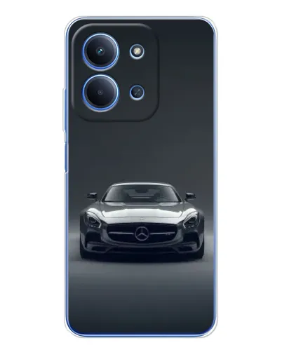 Чехол для Xiaomi Poco C85 с картинкой «Mercedes на черном» Чехол для Xiaomi Poco C85 с картинкой «Mercedes на черном»