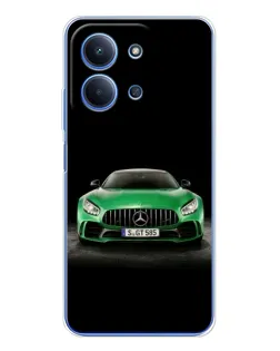 Чехол для Xiaomi Poco C85 с картинкой «Mercedes — неоновый лого» Чехол для Xiaomi Poco C85 с картинкой «Mercedes — неоновый лого»