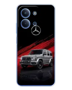 Чехол для Xiaomi Poco C85 с картинкой «Mercedes G-Class красный» Чехол для Xiaomi Poco C85 с картинкой «Mercedes G-Class красный»