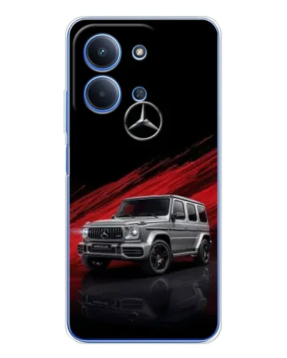 Чехол для Xiaomi Poco C85 с картинкой «Mercedes G-Class красный» Чехол для Xiaomi Poco C85 с картинкой «Mercedes G-Class красный»