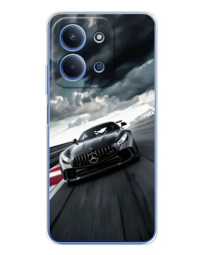 Чехол для Xiaomi Poco C85 с картинкой «Гоночный Mercedes AMG» Чехол для Xiaomi Poco C85 с картинкой «Гоночный Mercedes AMG»