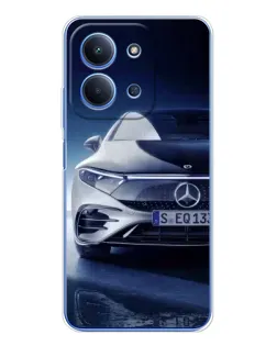 Чехол для Xiaomi Poco C85 с картинкой «Mercedes EQ — будущее» Чехол для Xiaomi Poco C85 с картинкой «Mercedes EQ — будущее»
