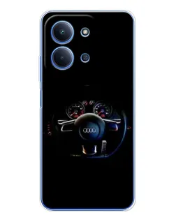 Чохол для Xiaomi Poco C85 з картинкою «Салон Audi — кермо» Чохол для Xiaomi Poco C85 з картинкою «Салон Audi — кермо»