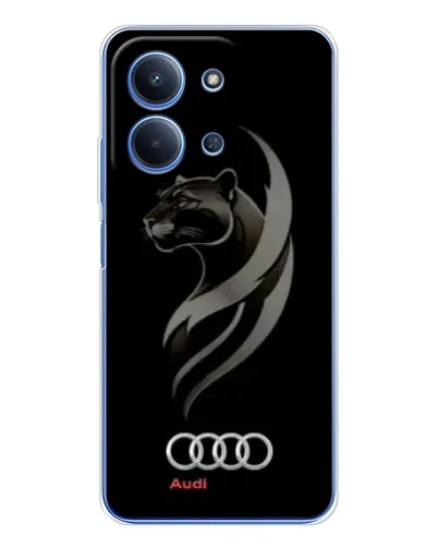 Чохол для Xiaomi Poco C85 з картинкою «Графіка — пантера та Audi»