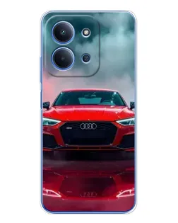 Чохол для Xiaomi Poco C85 з картинкою «Audi RS — червоний стиль»