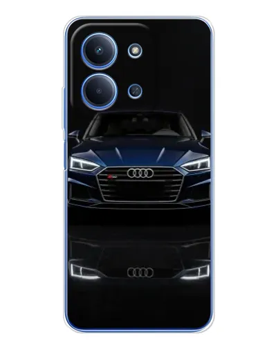 Чохол для Xiaomi Poco C85 з картинкою «Audi — нічне відображення»