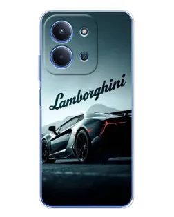Чехол для Xiaomi Poco C85 с картинкой «Классическая надпись Lamborghini» Чехол для Xiaomi Poco C85 с картинкой «Классическая надпись Lamborghini»