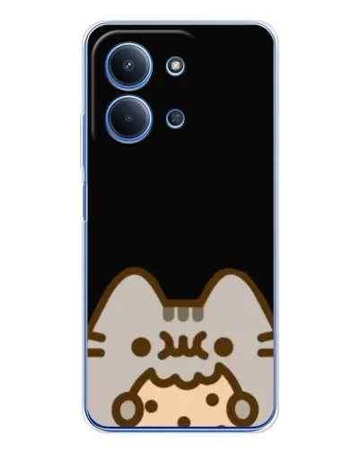 Чохол для Xiaomi Poco C85 з картинкою «Пушин на чорному» Чохол для Xiaomi Poco C85 з картинкою «Пушин на чорному»